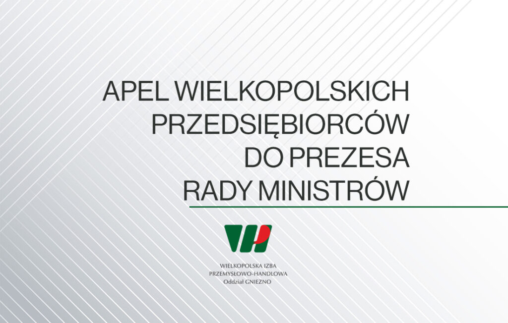 Apel Wielkopolskich Przedsiębiorców