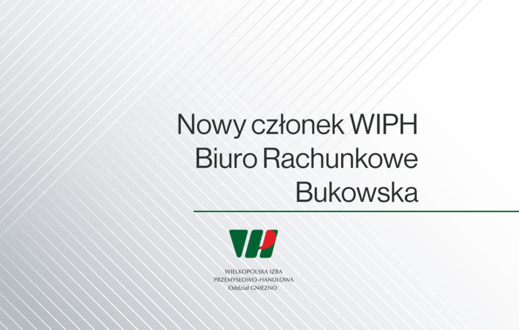 Nowy członek WIPH: Biuro Rachunkowe Bukowska
